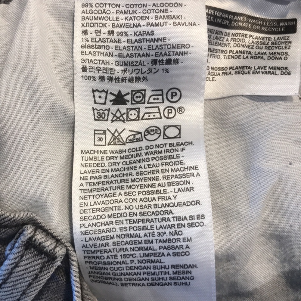 Levi’s Ribcage Straight Ankle Jeans | Size 24 | Gray | High Rise - Picture 11 of 15